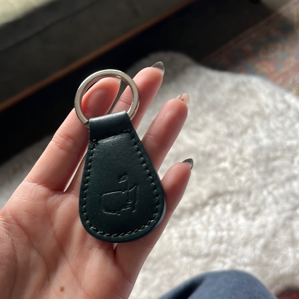 Masters leather key ring